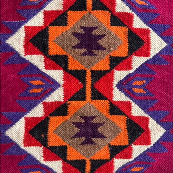 Colorful Geometric Patterned Scarf - Picture 3 of 5